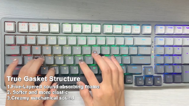 Amazon.com: E-YOOSO Z-99 Wireless Mechanical Keyboard,Tri-Mode